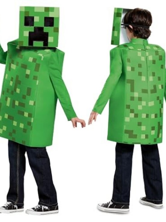 Minecraft Other - Minecraft Creeper Costume Kids Size Medium (8) Halloween Cosplay